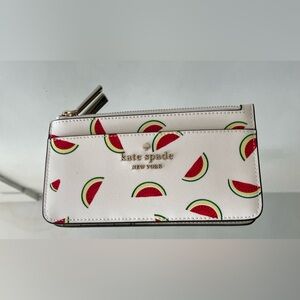Kate Spade New York VTG Staci Watermelon Wallet Card Holder Like New Fun Summer